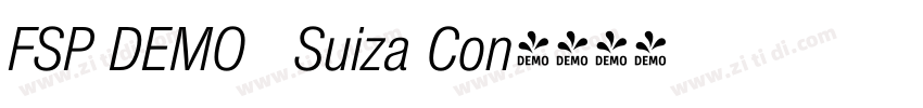 FSP DEMO   Suiza Con字体转换